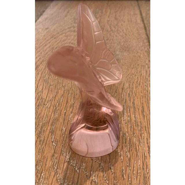 Vintage crystal decorative figure in the form of a butterfly.