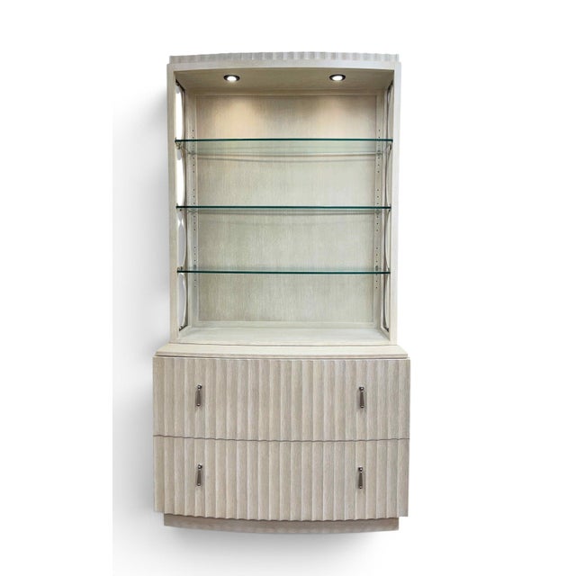 Lexington Sligh Cascades Collection Birkdale File Chest & Deck. Crafted from white oak veneers and lightly wire-brushed...