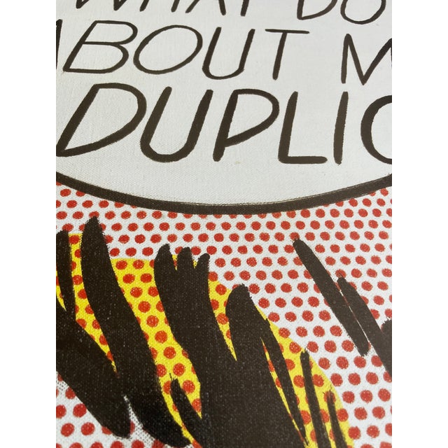 Roy Lichtenstein (1923-1997), Image Duplicate, 1963, Pop Kunst Design, Copyright Estate of Roy Lichtenstein/Bus 2013, For Sale - Image 6 of 6
