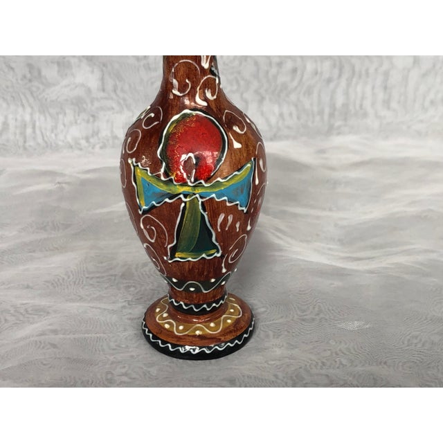 1960s Deruta Miniature Italian Pottery Vase For Sale - Image 5 of 10