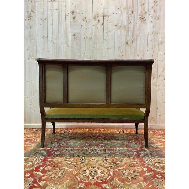 Traditional Vintage Empire Sofa For Sale - Image 3 of 8
