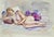 Carlo Ravagnan, Reclined Nude, 1960s, Watercolor For Sale