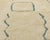 Cream Abstract Hand-Knotted Moroccan Wool Rug | 8'1" X 5'9" | One of a Kind For Sale - Image 8 of 13