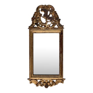18th Century Carved and Gilt Italian Mirror For Sale
