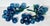 60s Italian Hand Blown Glass Blue Grapes, Pair For Sale In San Francisco - Image 6 of 6