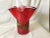 Mid Century Hand Blown Cased Fazzoletto Style Italian Art Glass Vase For Sale - Image 13 of 13