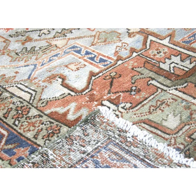 1940s Persian Heriz Rug For Sale - Image 4 of 7