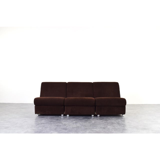 Mid-Century German Modular Sofa, 1970s, Set of 3 For Sale - Image 15 of 15