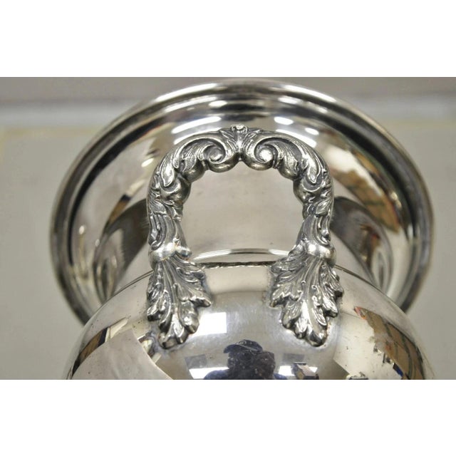 Late 20th Century All State World Series Challenge 82 Baseball Silver Plated Trophy Cup Ice Bucket For Sale - Image 4 of 11