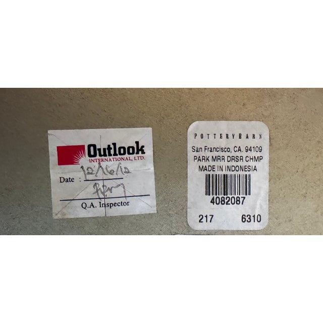 Hollywood Regency Style Mirrored Three- Drawer Dressers, A Pair For Sale - Image 17 of 17