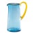 Lagoon Glass Juice Pitcher- Aqua, Green & Yellow For Sale