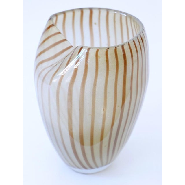 Mid-Century Modern Murano Glass Vase, Italy, 1960s For Sale - Image 9 of 18