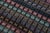 Art Deco Boho Chic Black/Blue High Low Wool Rug - 2'10'' X 5'1'' For Sale - Image 3 of 8