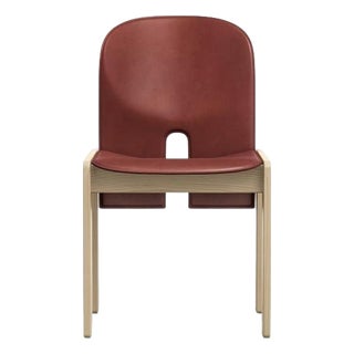 Scarpa 121 Chair in Wood and Leather by Afra & Tobia Scarpa For Sale