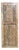Vintage Indian Lotus Mandala Carved Sliding Barn Door, Statement Piece80x28 For Sale