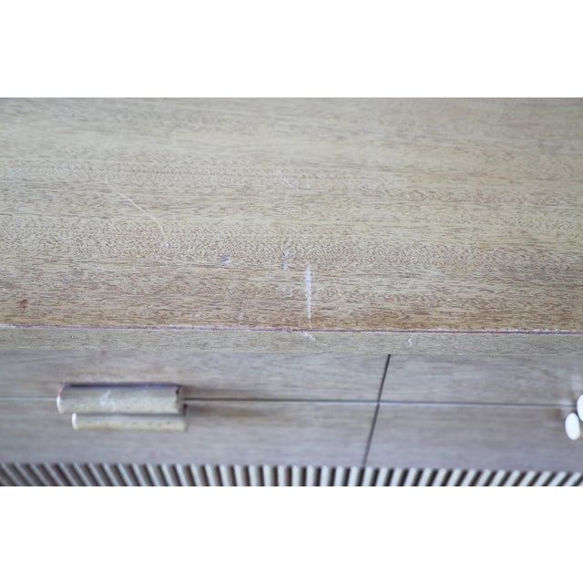 Wood 1950s Merton Gershun for American of Martinsville Bali Cabinet Dresser Mid Century Modern For Sale - Image 7 of 8