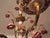 Vintage Boho Six-Arm Chandelier in Ceramic and Gilt Brass For Sale - Image 4 of 10