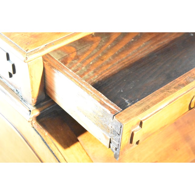 Wood 19th Century French Louis XVI Cylinder Front Desk For Sale - Image 7 of 8