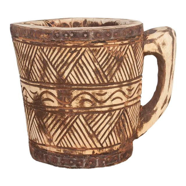 Himachal Carved Vessel-Masi For Sale