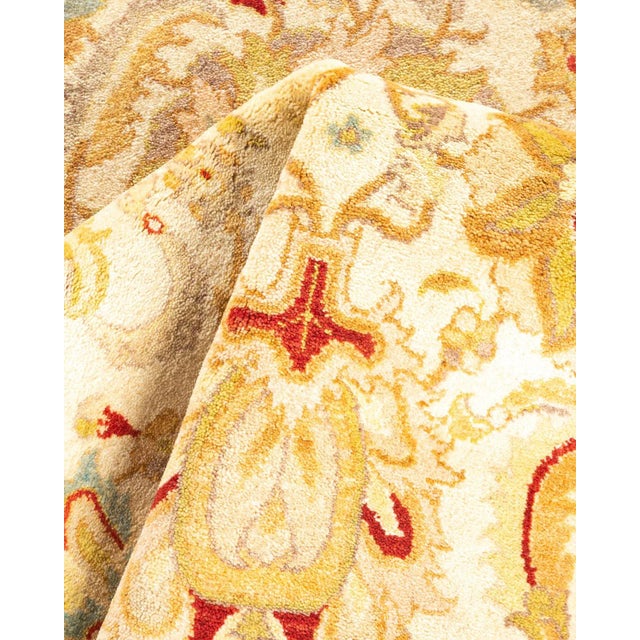 Textile Mogul, One-of-a-Kind Hand-Knotted Area Rug in Ivory, 3' 2" x 5' 2" For Sale - Image 7 of 8
