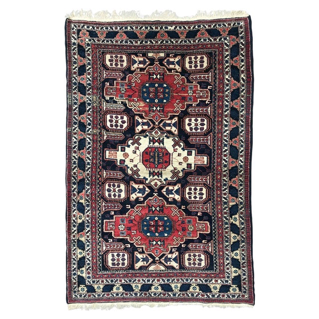 Vintage Caucasian Chirwan Rug, 1980s For Sale