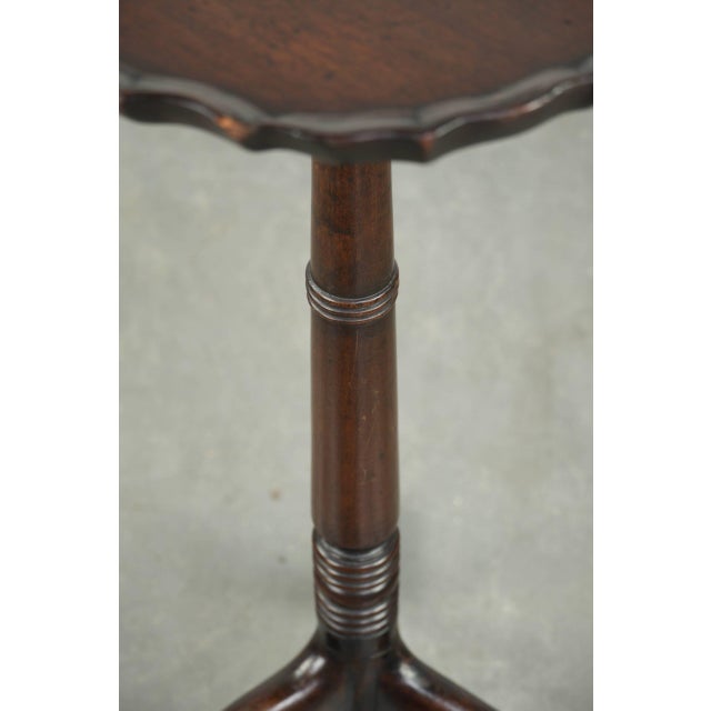 Brown Antique English Wine Plant or Side Table, Late 18th Century For Sale - Image 8 of 11