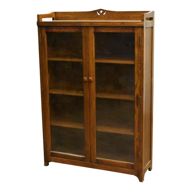 Pre-Order Mission Bookcase / Curio Cabinet - Walnut (W1) For Sale