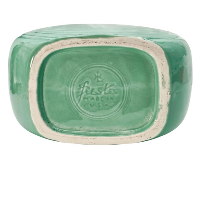 Vintage Fiesta Light Green Disc Pitcher 7.5" (64 Oz), C. 1936–1951 For Sale - Image 11 of 11