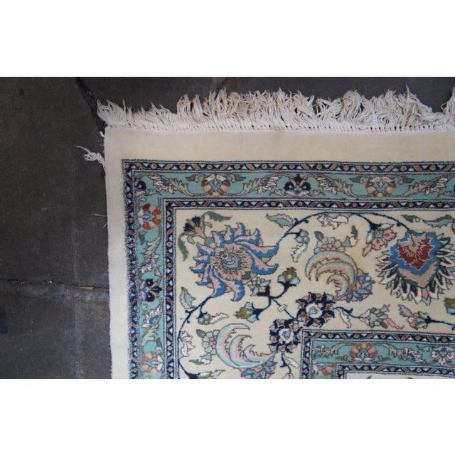 Beige Mid 20th Century Monumental 100% Wool Floral Animal Birds Area Rug Carpet 19' X 12' For Sale - Image 8 of 12