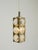 Vintage Space Age Pendant Lamp in Glass and Nickel-Plated Metal by Temde, 1960s For Sale - Image 12 of 18