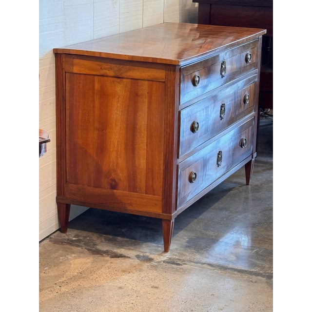 Wood Late 18th Century Directoire Inlaid Commode For Sale - Image 7 of 12