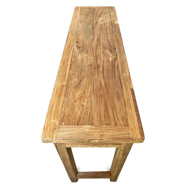 Vintage Teak Kawang Console Table For Sale In Los Angeles - Image 6 of 8