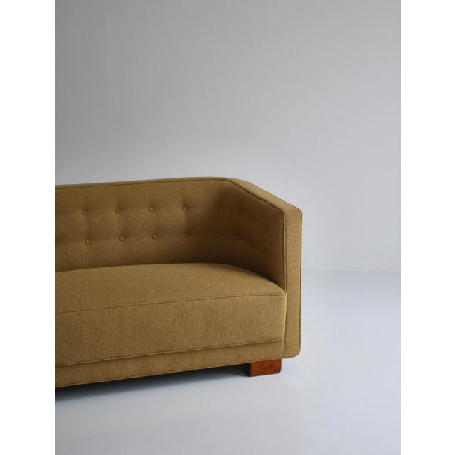 Mogens Lassen Danish Art Deco Two-Seater Sofa by Flemming Lassen,1930s For Sale - Image 4 of 18
