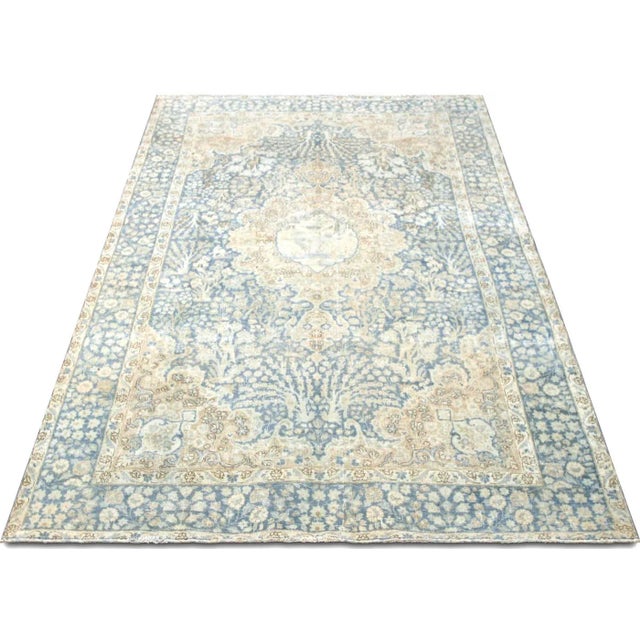 1960s 1960s Persian Tabriz Rug For Sale - Image 5 of 6