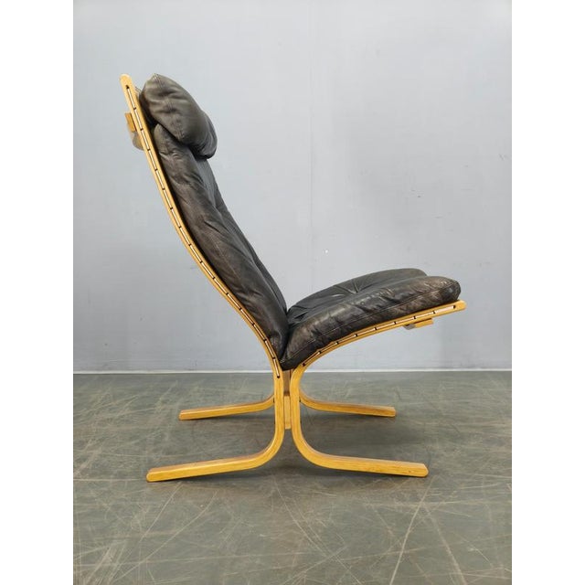 Siesta Lounge Chair in Leather attributed to Ingmar Relling, Norway, 1970s For Sale - Image 14 of 16