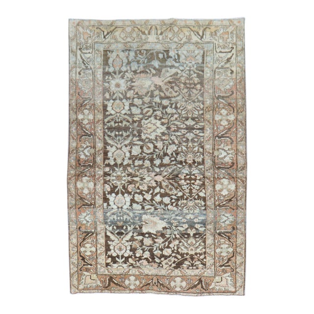 Antique Persian Bidjar Carpet - 3'8" x 5'9" For Sale