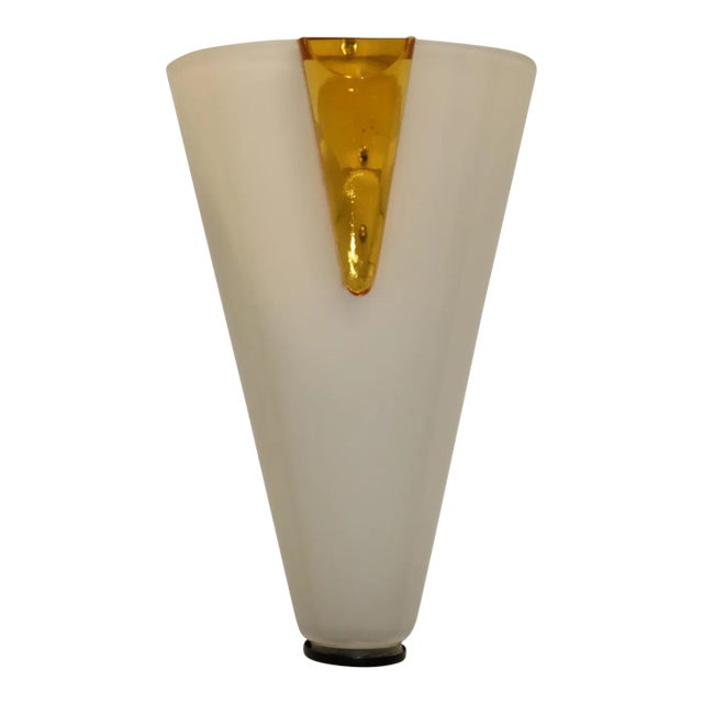 Rosanna Toso "Mara" Murano Glass Wall Lamp, Mid-Century Modern For Sale