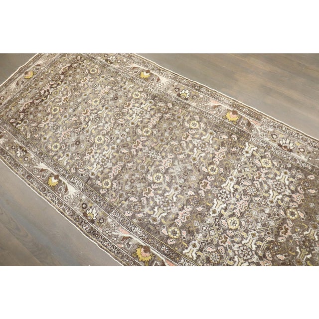 Textile Persian Malayer Wide Long Runner rug no.j4467 For Sale - Image 7 of 10