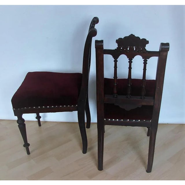 Set of 19th Century Dining Chairs For Sale - Image 6 of 12
