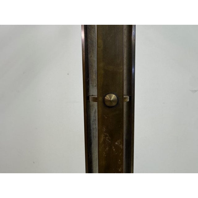Mid-Century Modern Brass Floor Lamp with Tripod Base from Maison Jansen, 1960s For Sale - Image 10 of 17