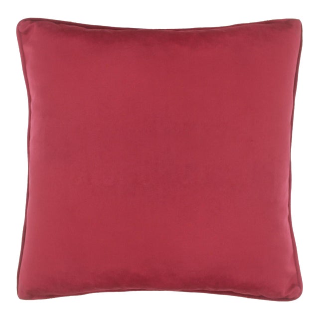 Shabby Chic Velvet Handmade Pillow For Sale