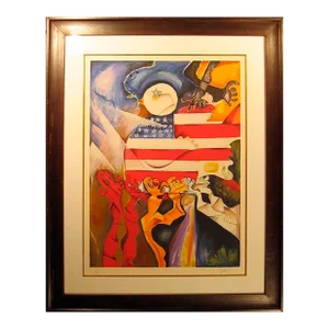 Alexandra Nechita "Peace Collector" Original Lithograph
