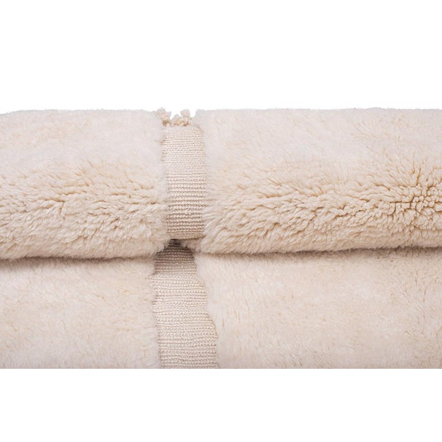 Textile Hand-Knotted Wool Rug by Azele Studio For Sale - Image 7 of 10