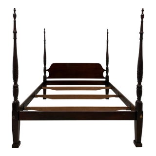 Drexel Heritage King Size Four Poster Rice Bed Vintage 18 Th Century For Sale