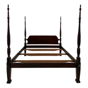 Drexel Heritage King Size Four Poster Rice Bed Vintage 18 Th Century
