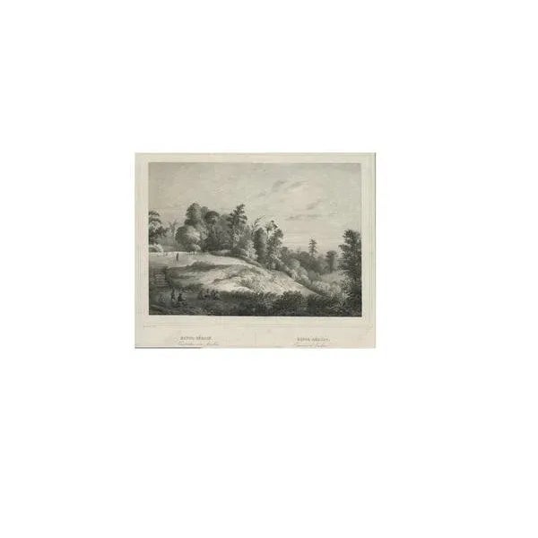 C. W. M. Van De Velde, Batoe-Medjah Ambon, Indonesia, 1844, Print For Sale - Image 4 of 5