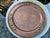 Art Deco Copper Tray, dimensions: diameter 55.5 cm, height 3 cm.