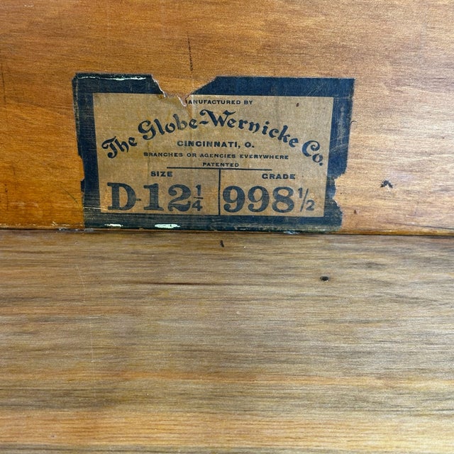 The Globe-Wernicke Co Arts & Crafts Barrister Bookcase For Sale - Image 10 of 11