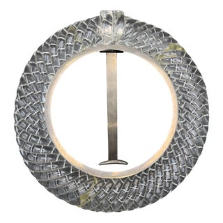 Loewe Glass Mirror Picture Frame by Carlo Scarpa for Venini, 1945 For Sale