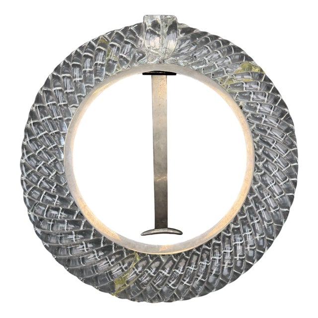 Loewe Glass Mirror Picture Frame by Carlo Scarpa for Venini, 1945 For Sale